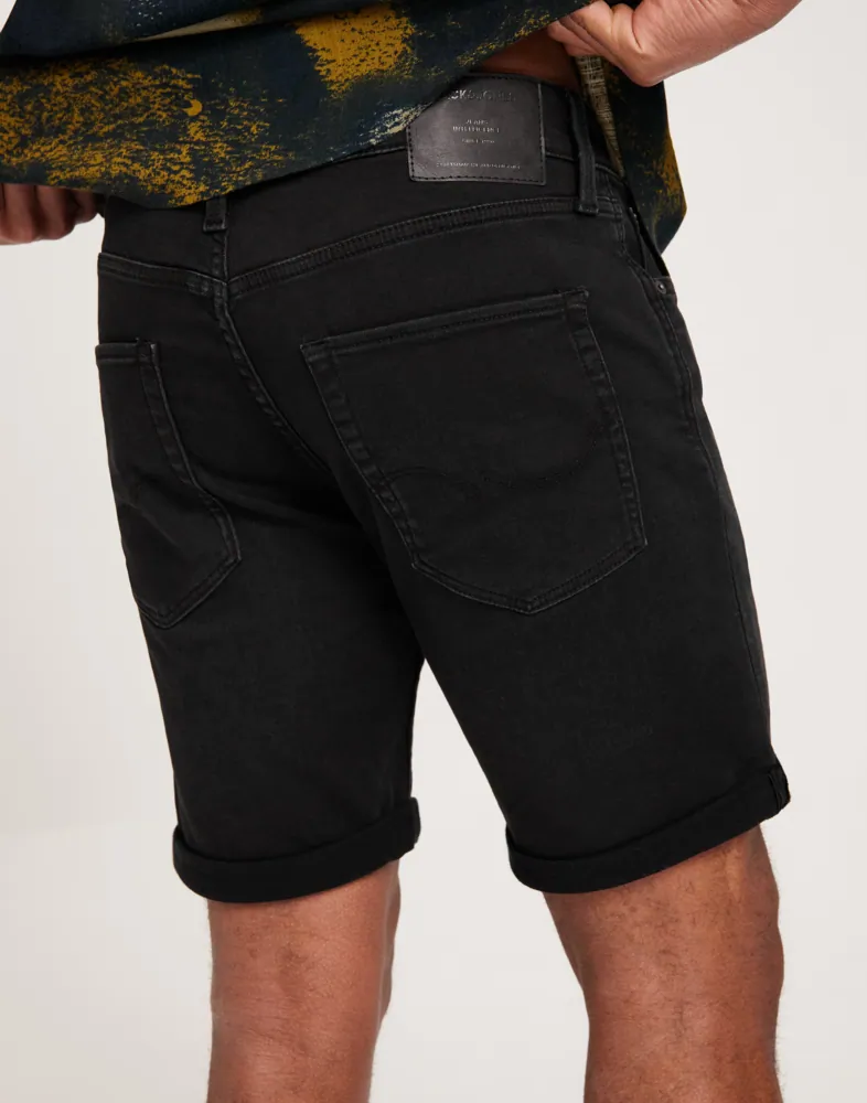 Buy Jack Jones JJIRICK JJICON SHORTS GE 710 Black Denim