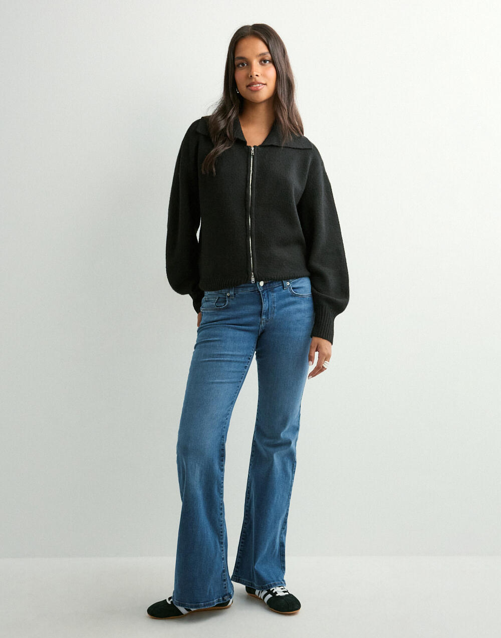 Jacqueline De Yong Jeans Jdykaja High Waist Wide Mb Dnm 15270095 Medium Blue Denim Dames