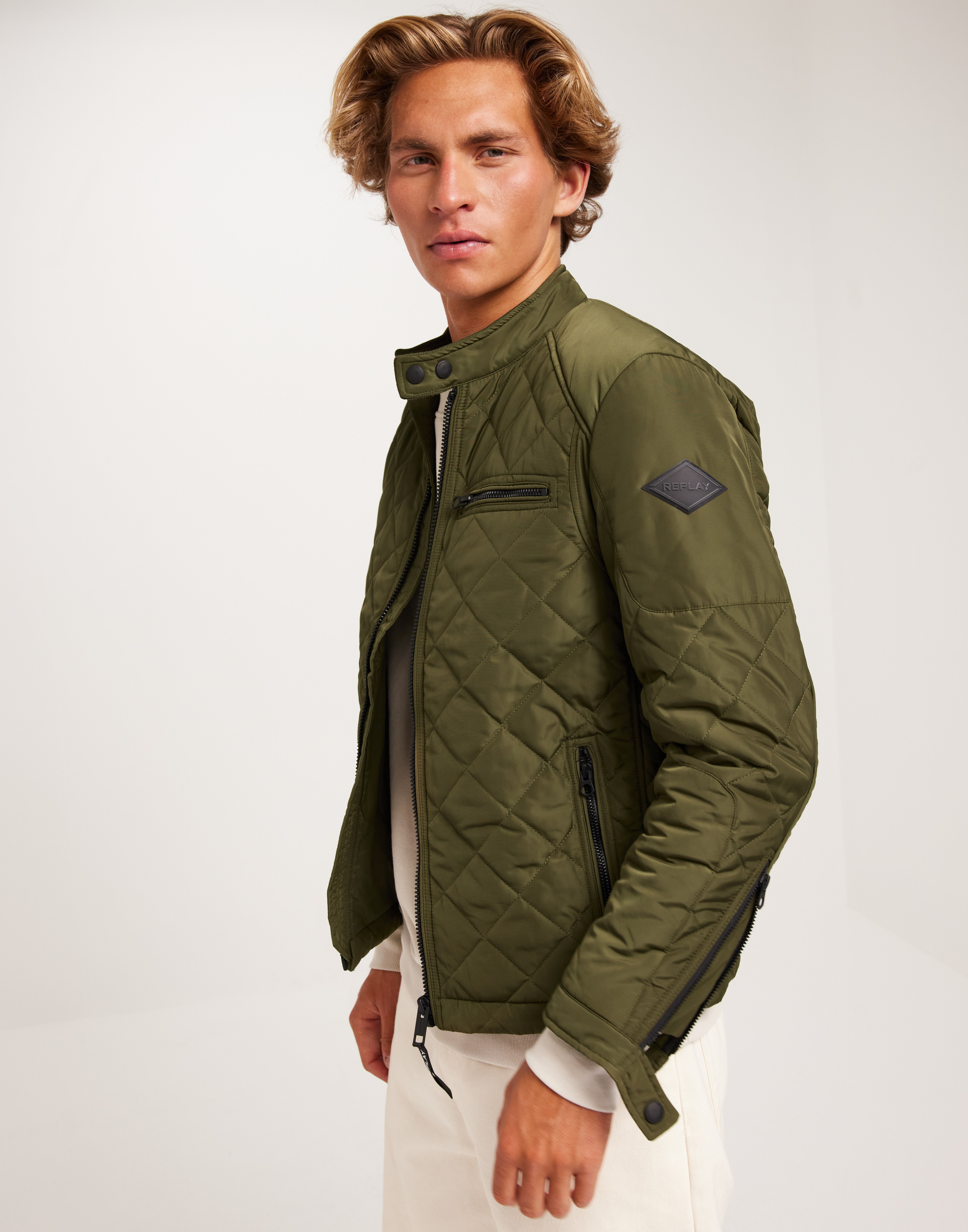 Replay quilted jacket on sale