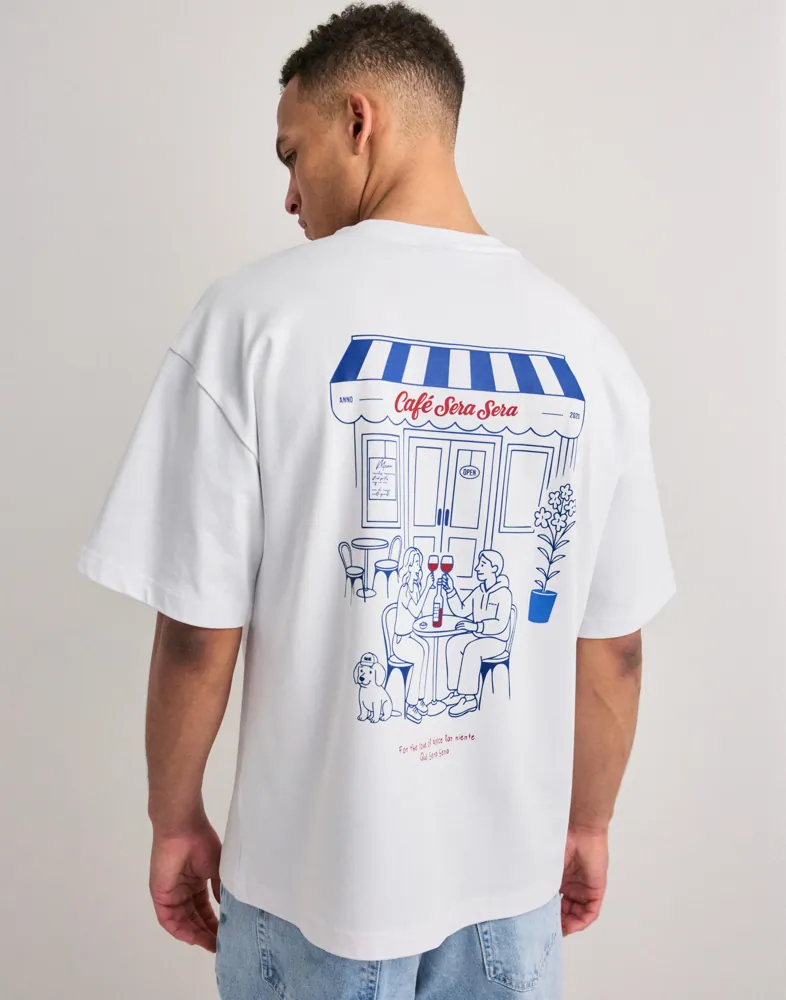 Café Sera Sera Tee T-shirts med tryck