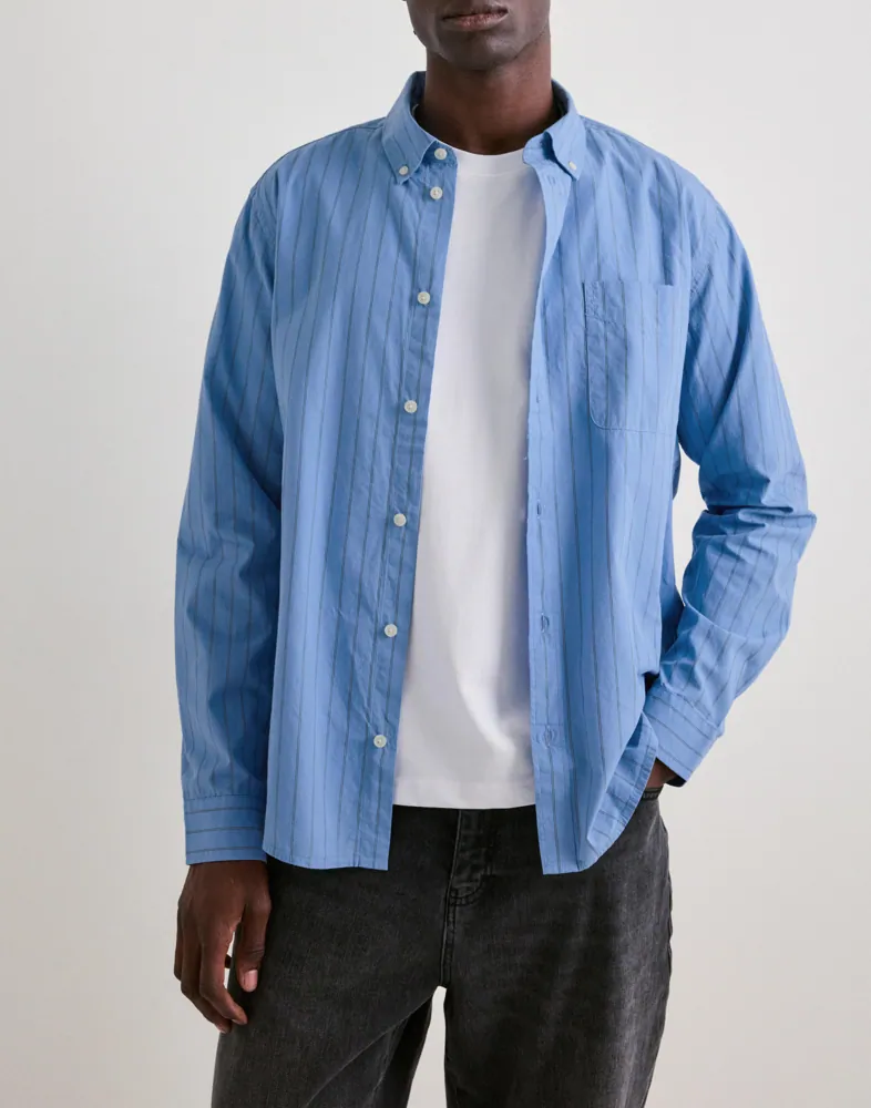 Stripe Poplin Shirt Skjortor