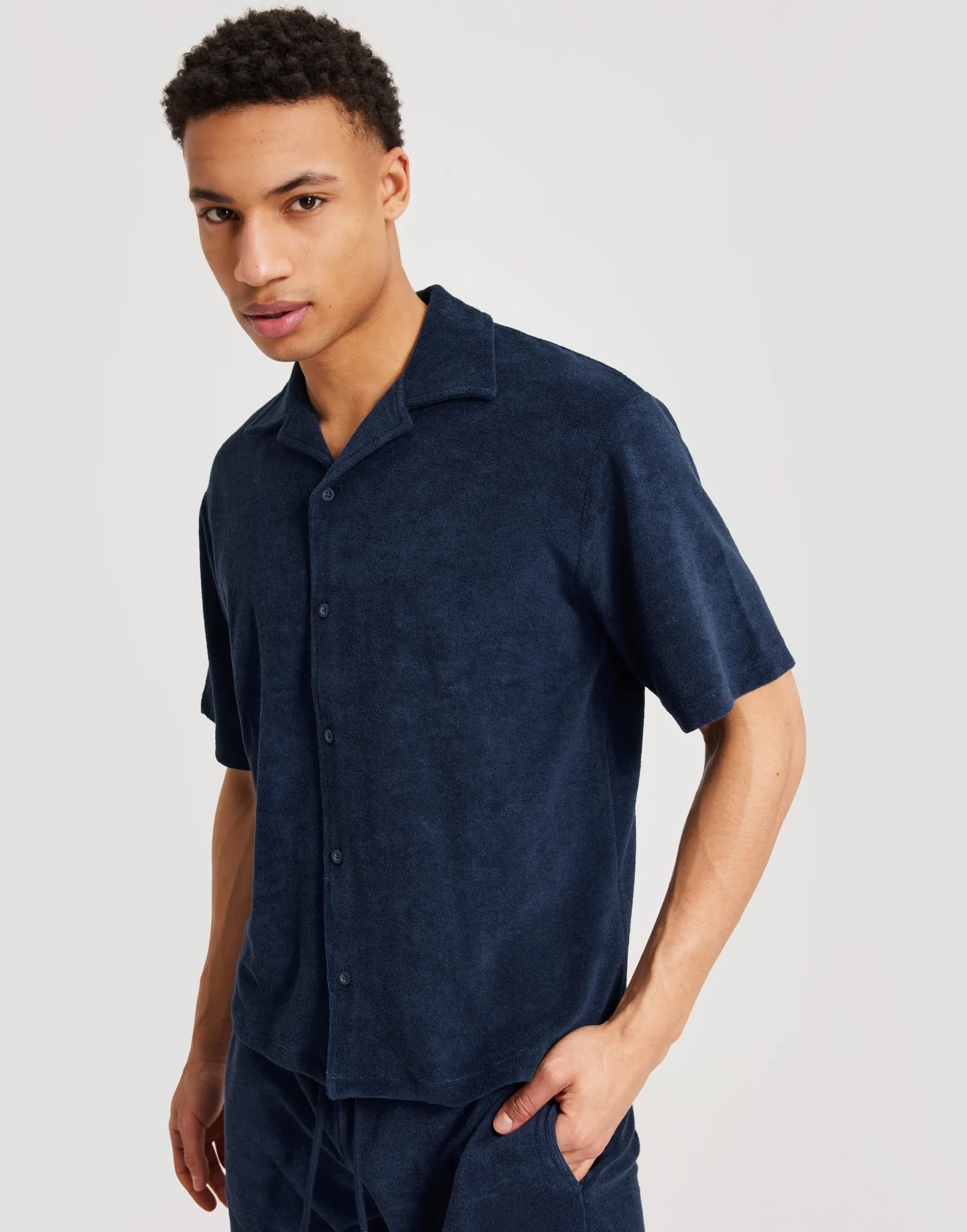 JPRBLA TERRY SS RESORT SHIRT