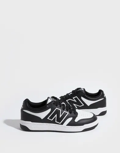 Vita New Balance BB480 låga sneakers med snörning