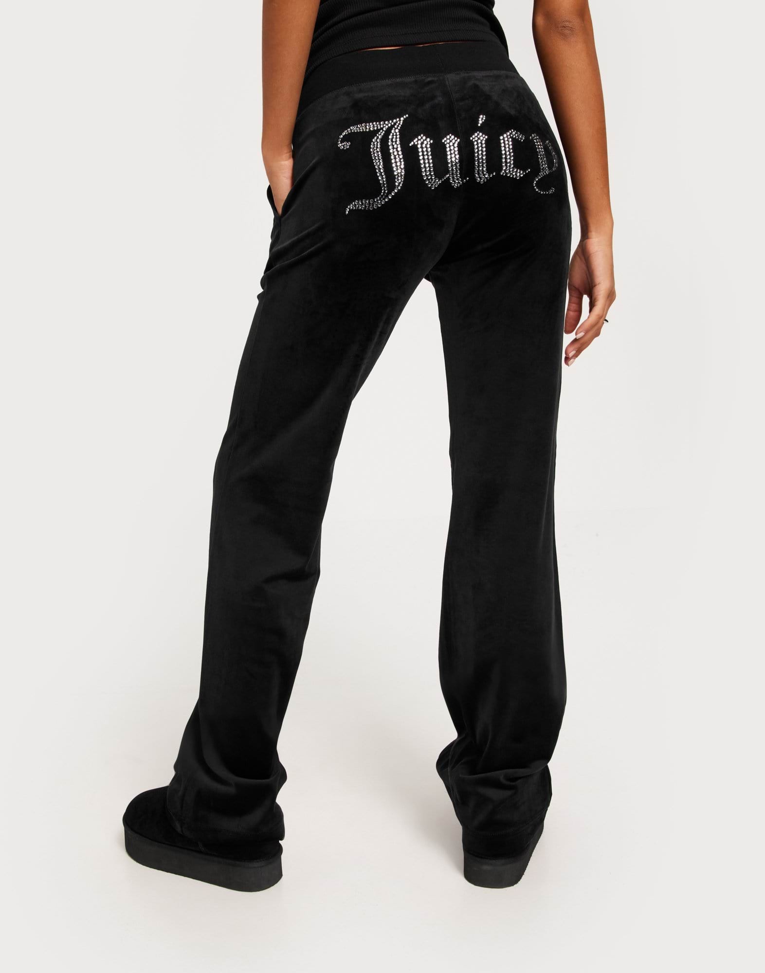 Buy Juicy Couture Del Ray Diamante Track Pant - Black | Nelly.com