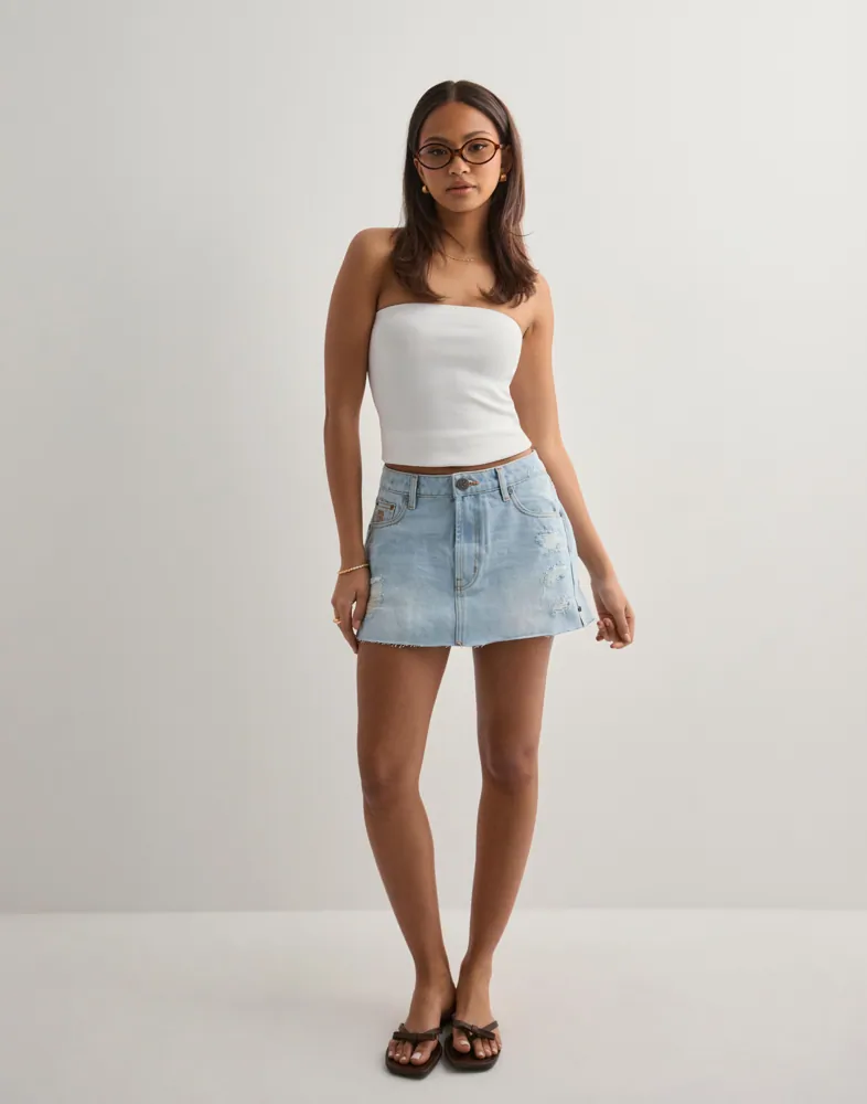 Sloane Denim Mini Skirt