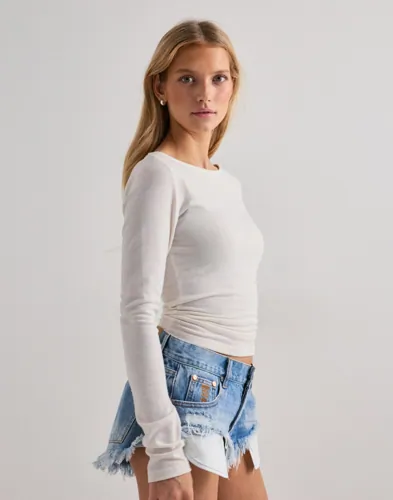 One Teaspoon - Blå - Micro Dukes Shorts