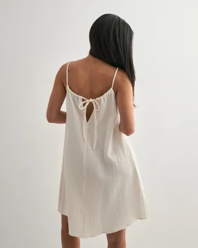 Vero Moda - Hvid - Vmnatali Short Singlet Dress Wvn No