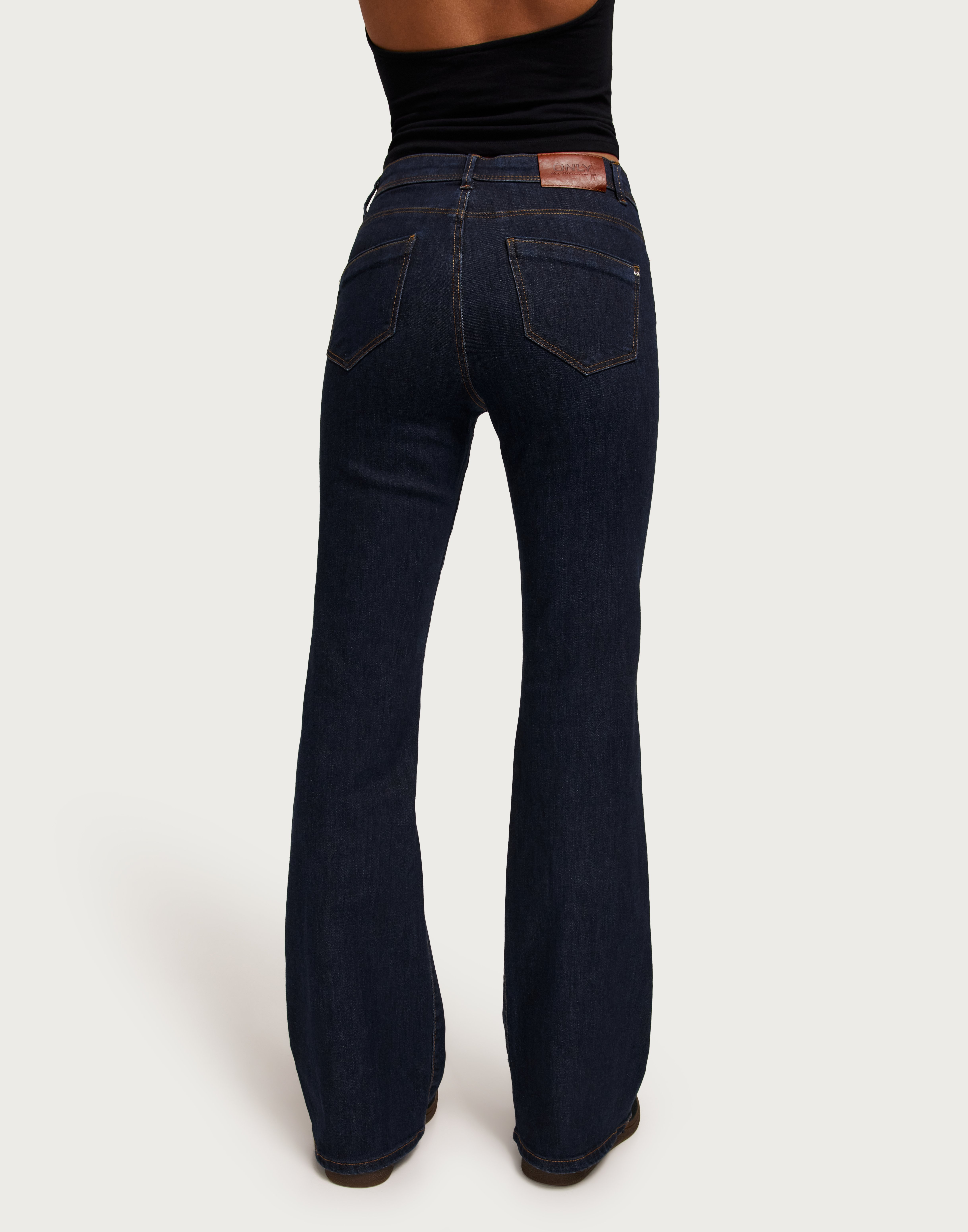 Only - Onlwauw Flared Rinse Gua030 - 3626892 Dark Blue Denim main image 0