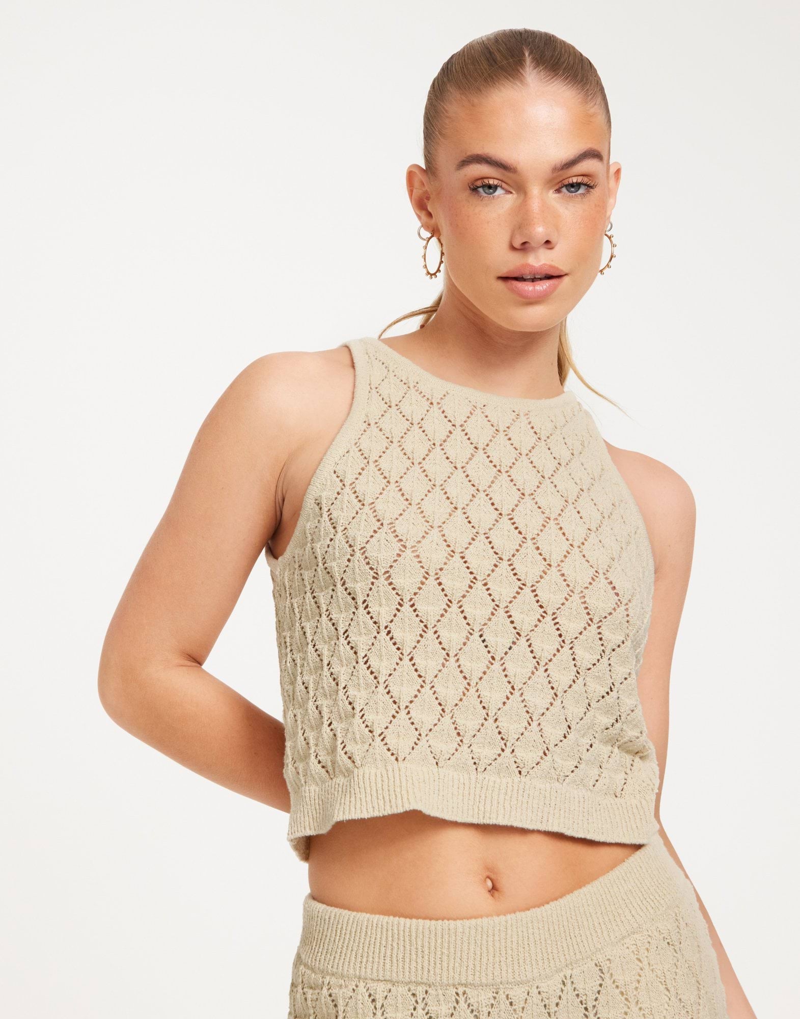 VMEVELYN SL CROCHET TOP VMA