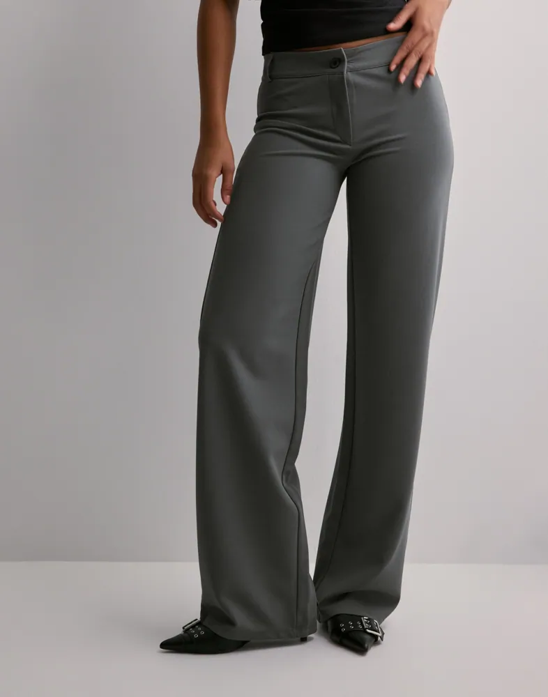 grey womens dress pants Hot as Ice Low Rise Pants
