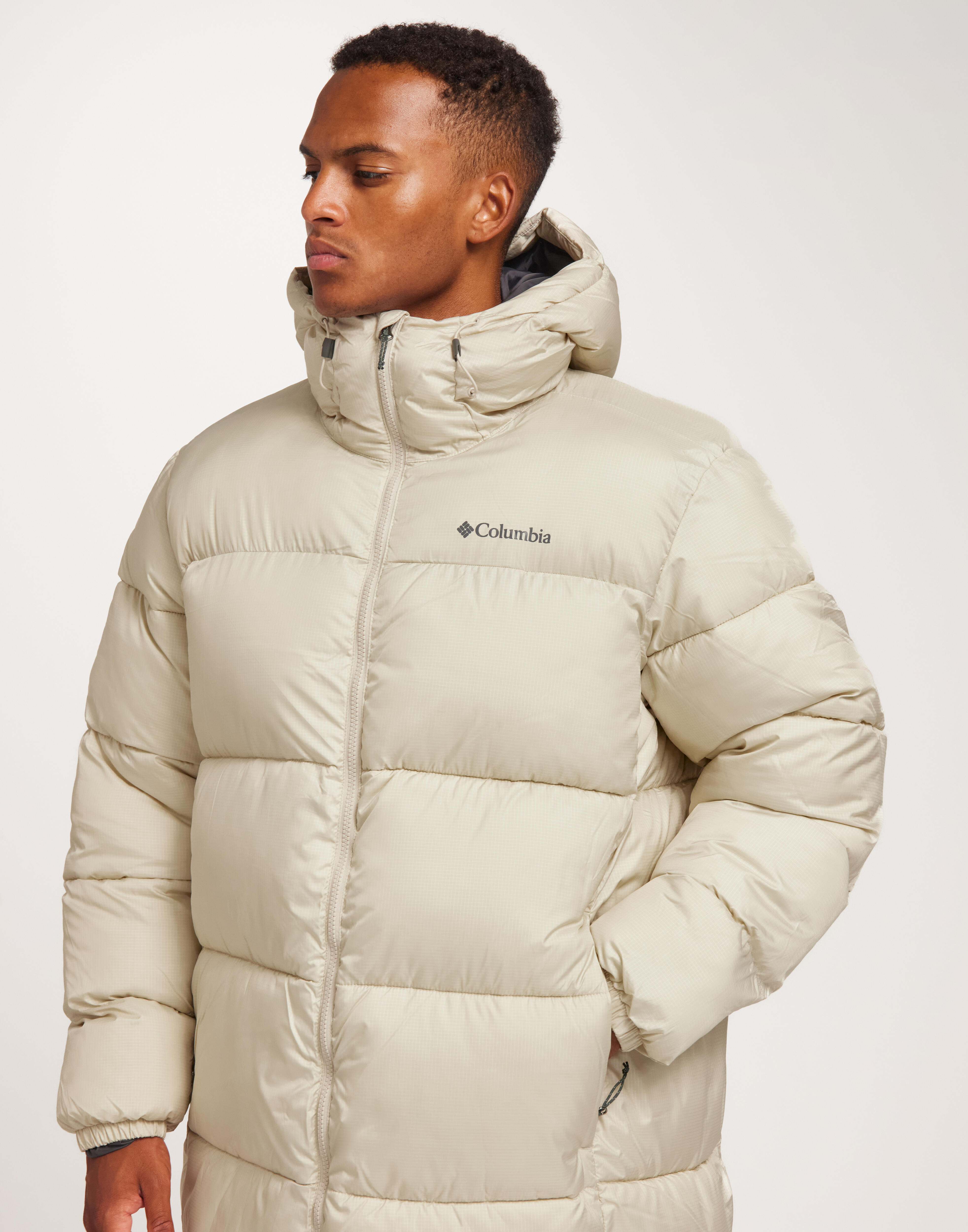 Buy Columbia Puffect Long Parka - Stone | NLYMAN