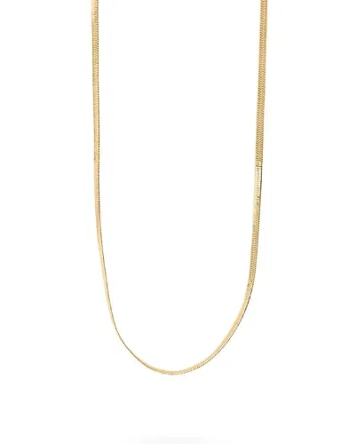 Muli Collection Thin snake Chain Necklace halsband dam – bild 3