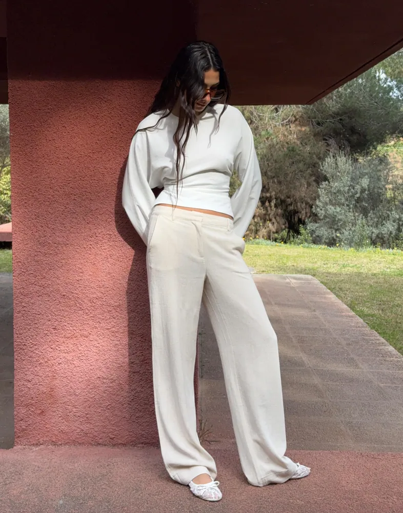 Buy Nelly Linen Suit Pants - Beige | Nelly.com Buy Nelly Linen Suit Pants - Beige | Nelly.com