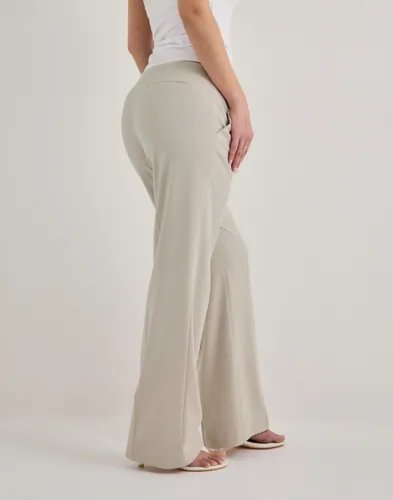 Nelly - Beige - No Waist Relaxed Suit Pants