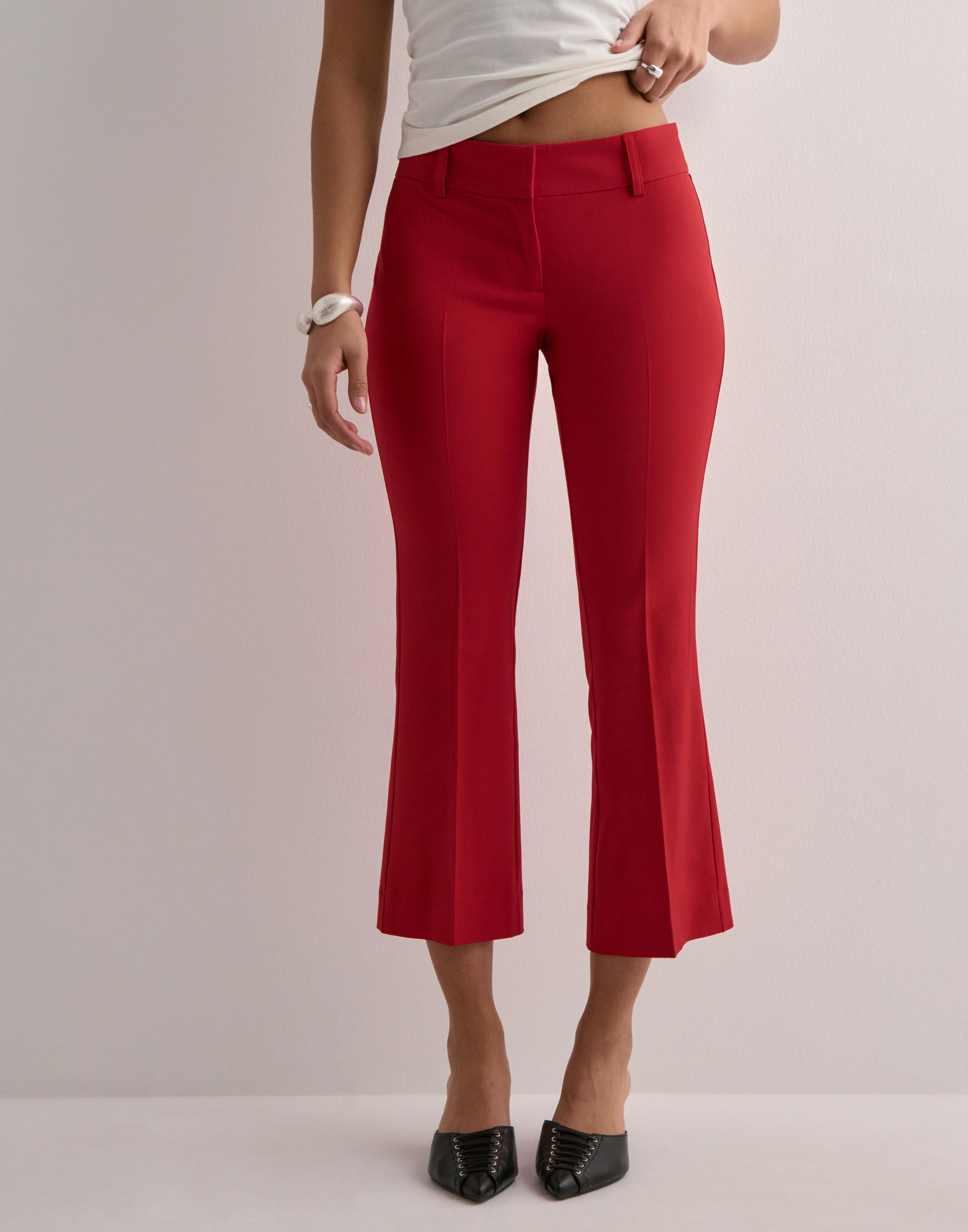 Buy Nelly Kick Flare Suit Pants - Red | Nelly.com