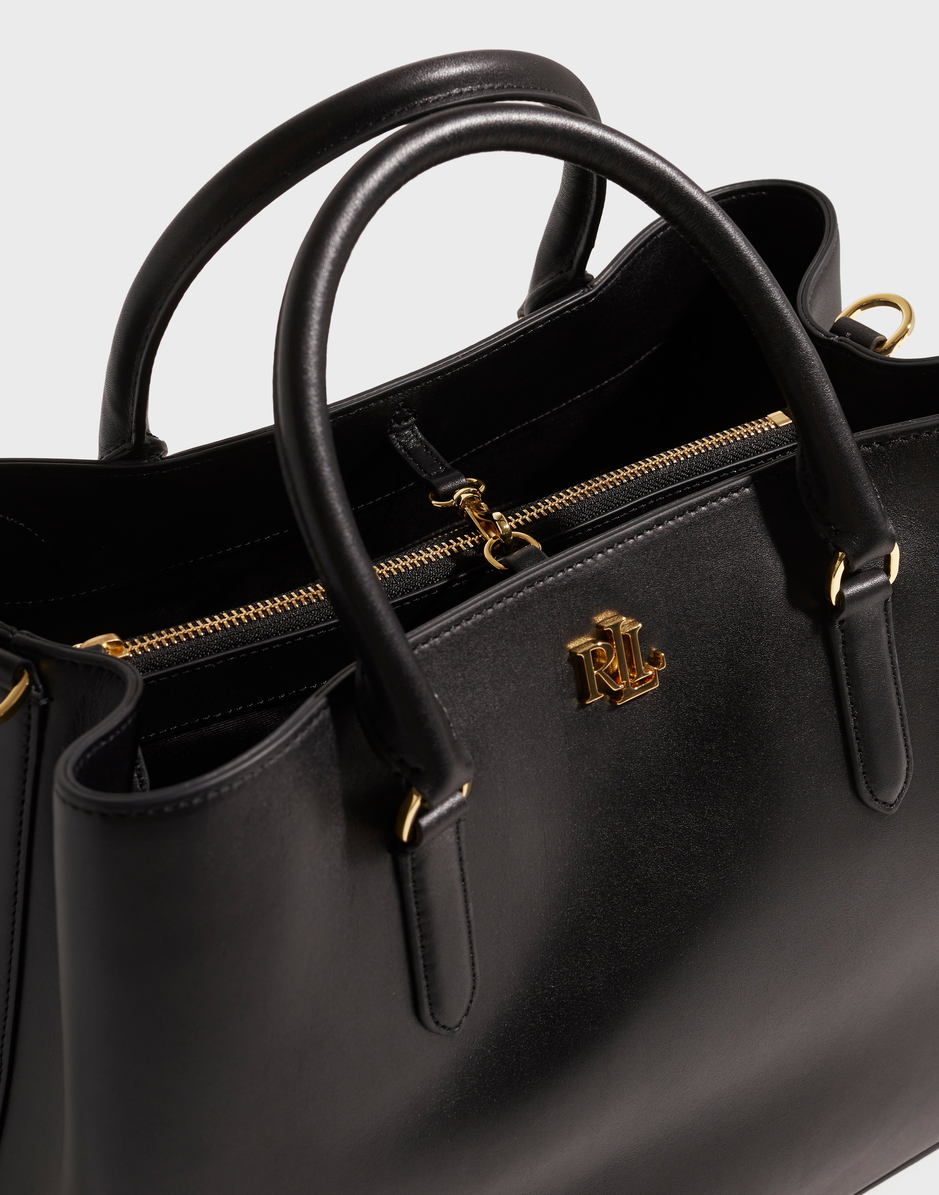 Buy Lauren Ralph Lauren MARCY 36-SATCHEL-LARGE - Black | Nelly.com
