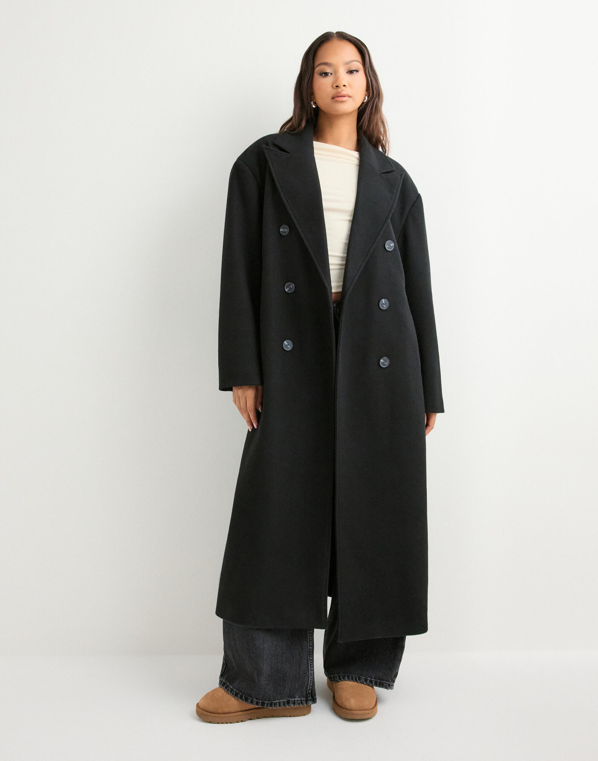 ONLBLAKE LIFE DB COAT BF OTW 15358884 Black Only main image 0