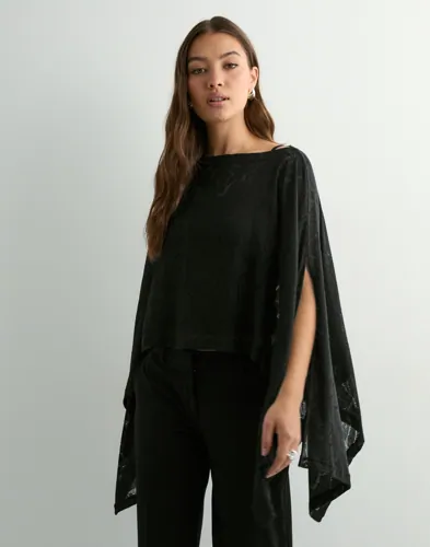 Nelly Knit Lace Poncho toppar dam – bild 3