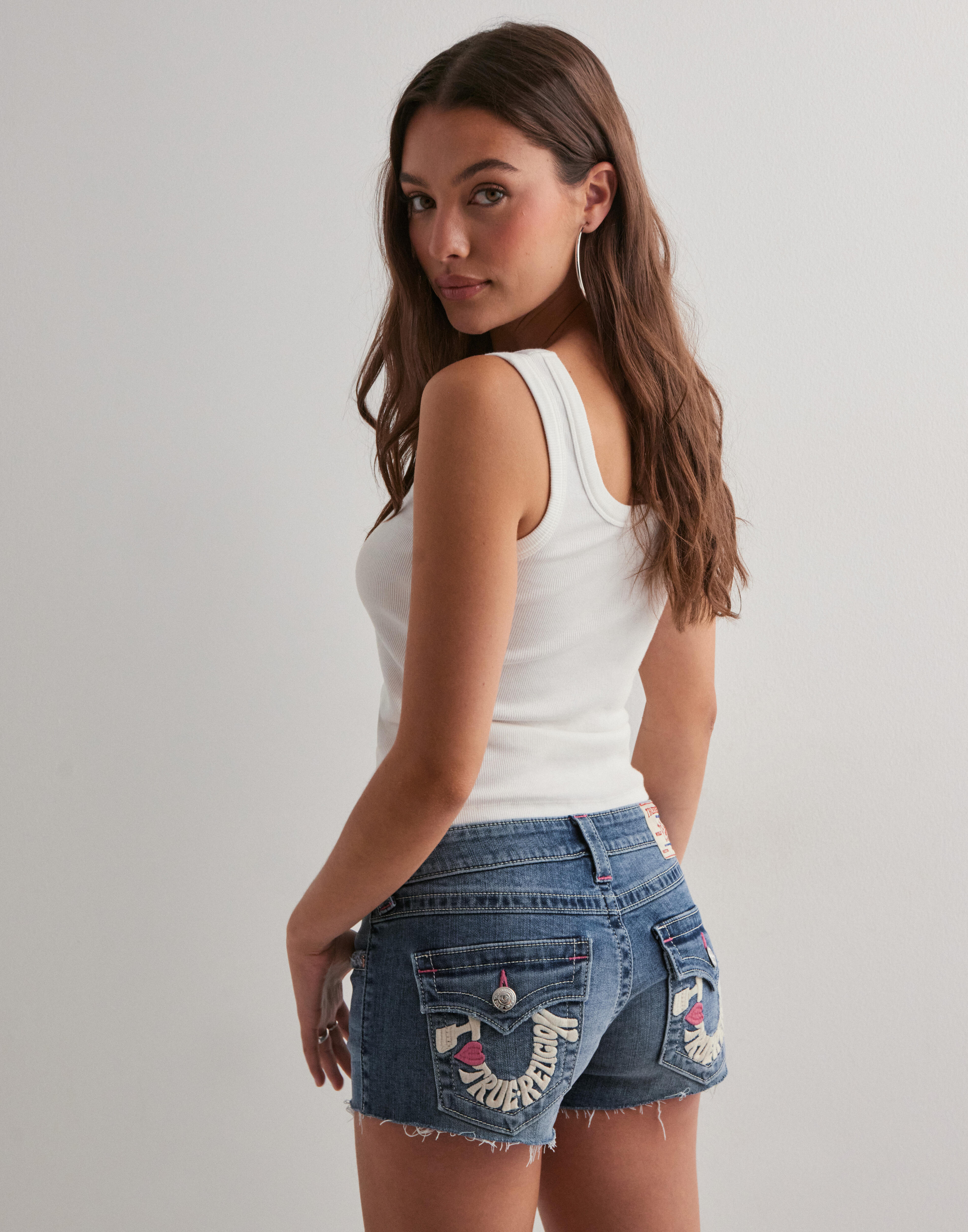 Buy True Religion I LOVE TRUE JOEY LR SHORT - Denim | Nelly.com
