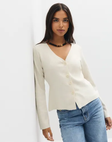VERO MODA Vmmille Ls V-Neck Cardigan Noos dam – bild 2