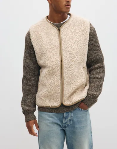 LEVIS ® Seacliff Sherpa Vest Cream She Västar herr – bild 2