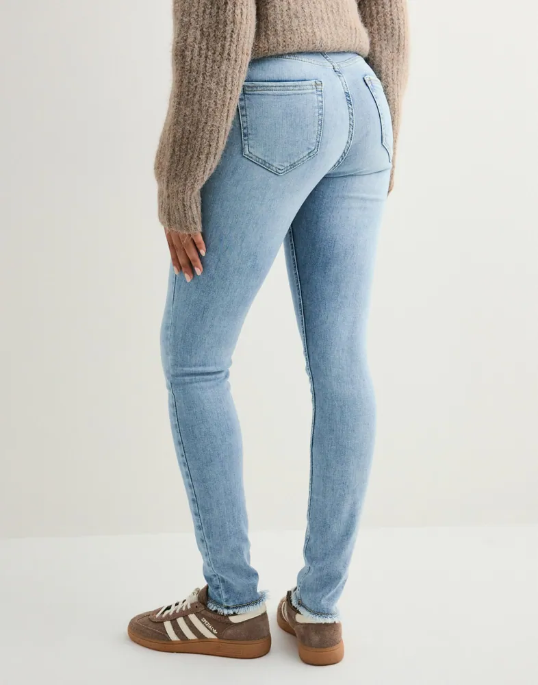 ONLY Onlblush Mid Sk Ank Rw Dnm REA694 N jeans dam – bild 2