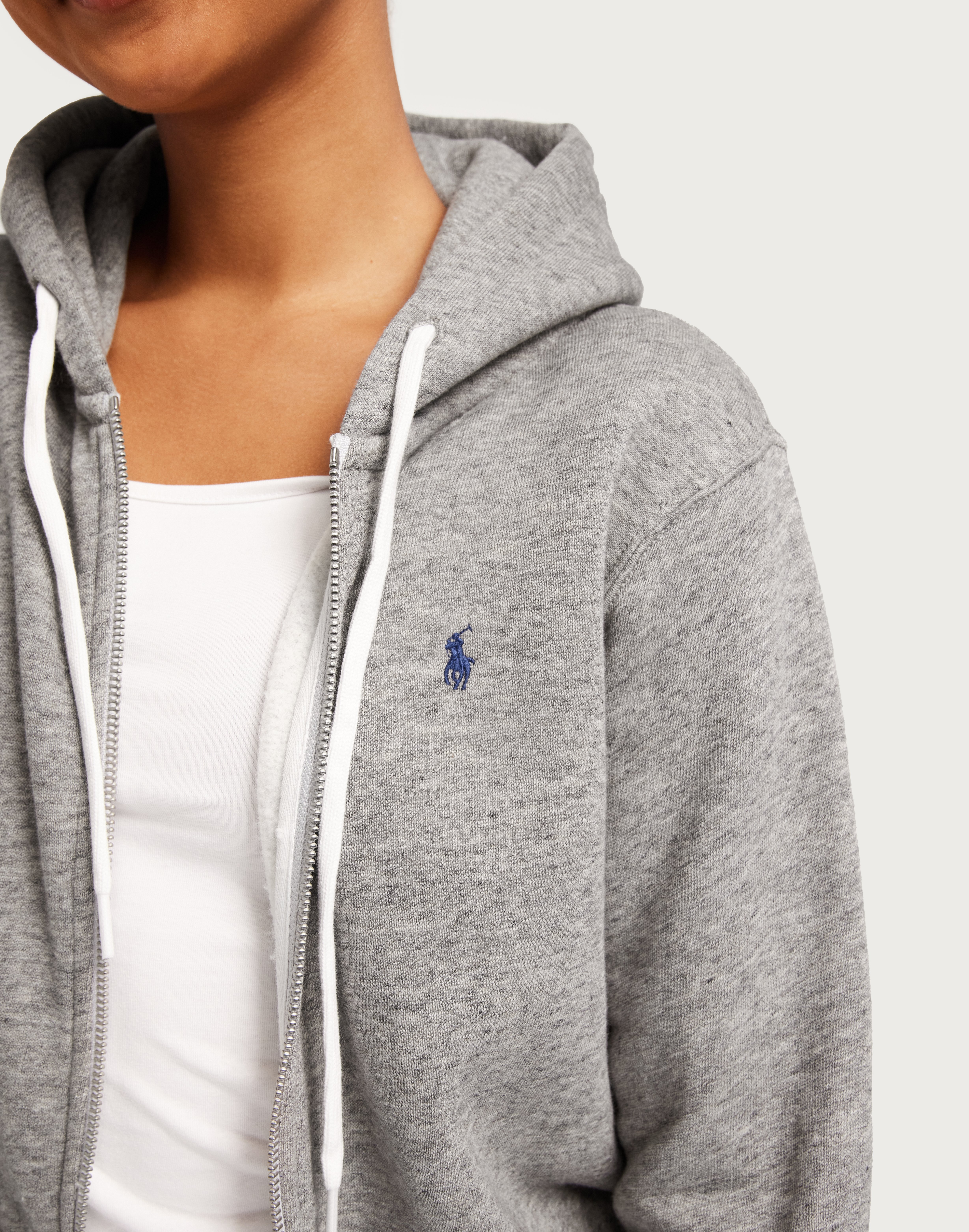 Buy Polo Ralph Lauren PRL FZ-LONG SLEEVE-SWEATSHIRT - Grey | Nelly.com
