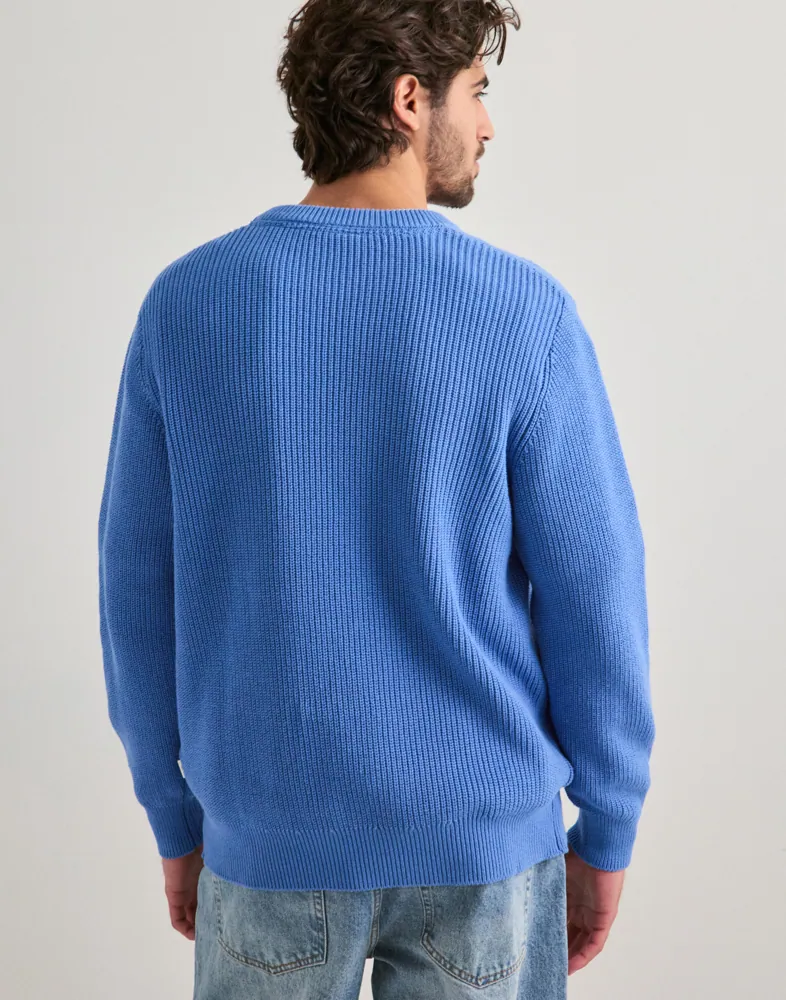 LES DEUX Gary Rib Crewneck Knit Stickade tröjor herr – bild 3