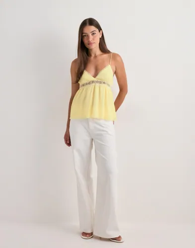 Nelly Chiffon Lace Top toppar dam – bild 3