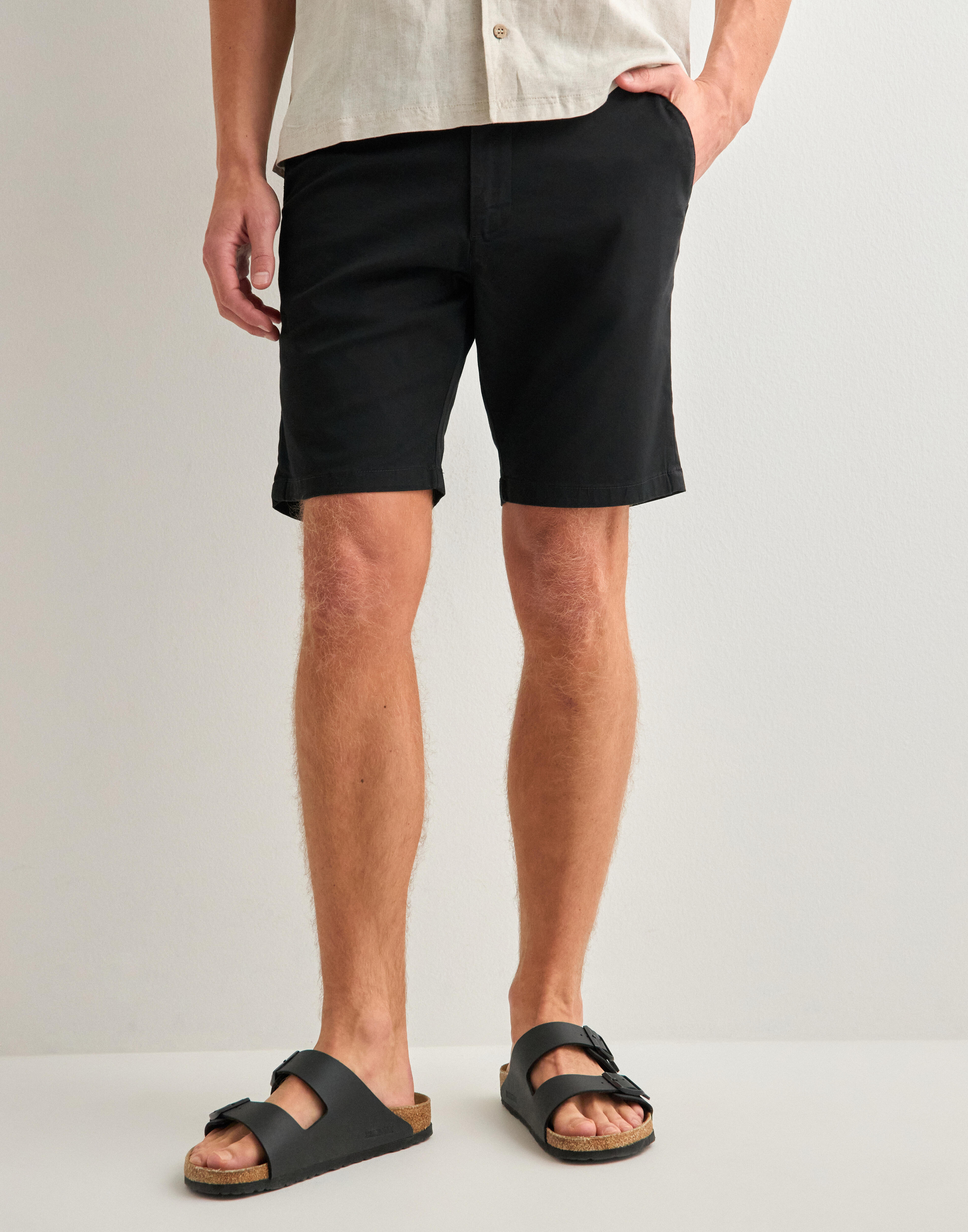 Bilde av Slhslim-Miles Flex Shorts Noos Tynne shorts Svart