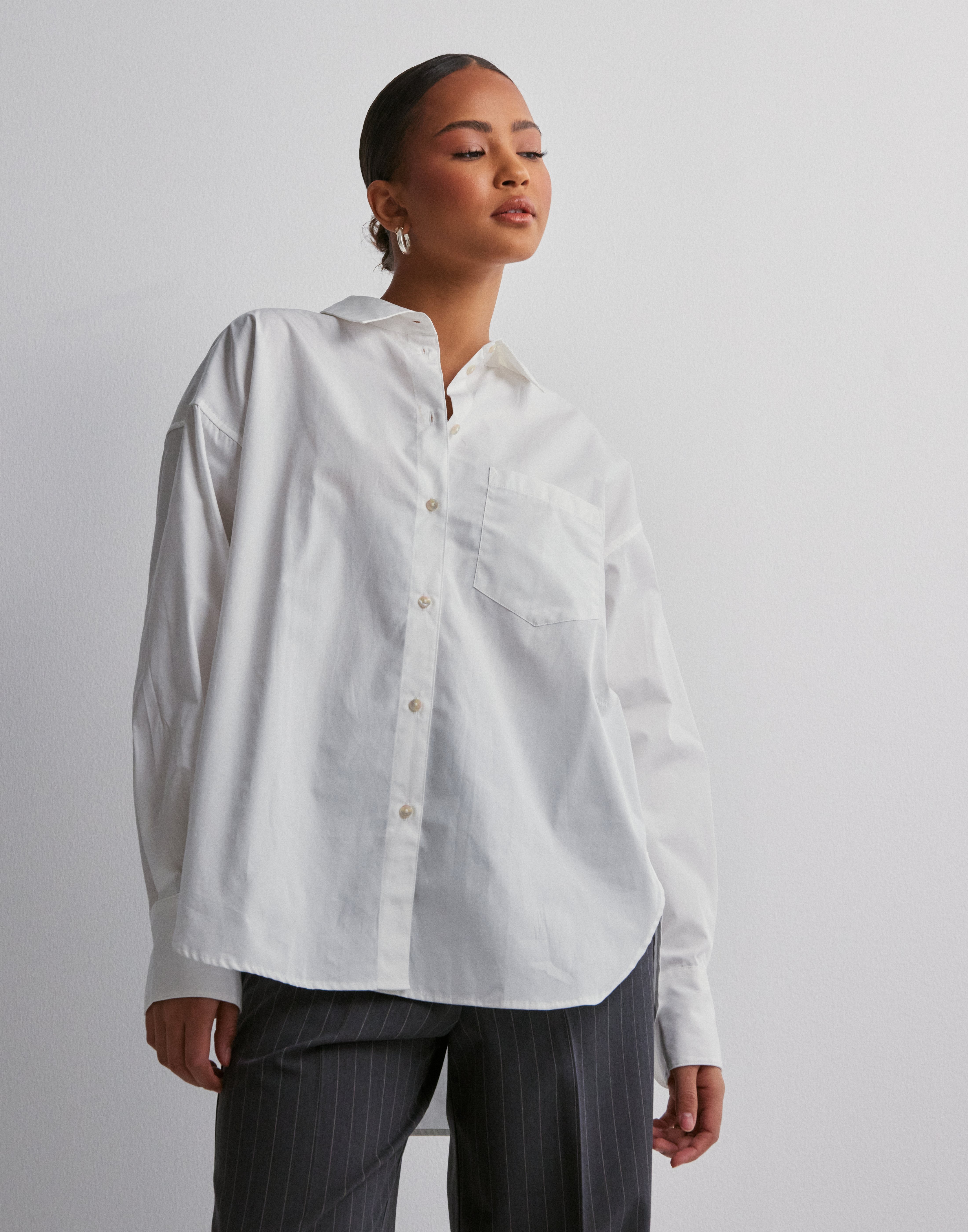 トップス shetokyo Lin white Buy JJXX JXJAMIE LS RELAXED POPLIN SHIRT WVN - White | Nelly.com