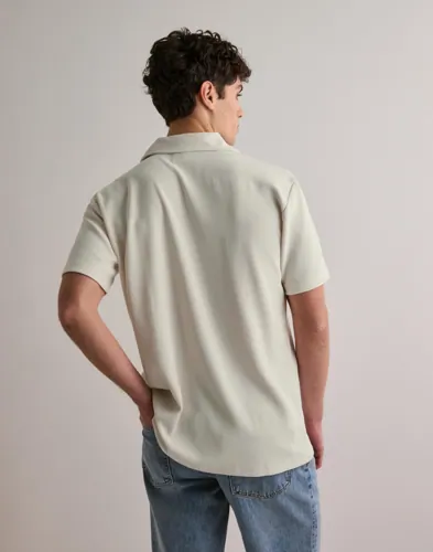 Selected Men Slhloose-Plisse Resort Ss Shirt Ex Kortärmade skjortor herr – bild 3