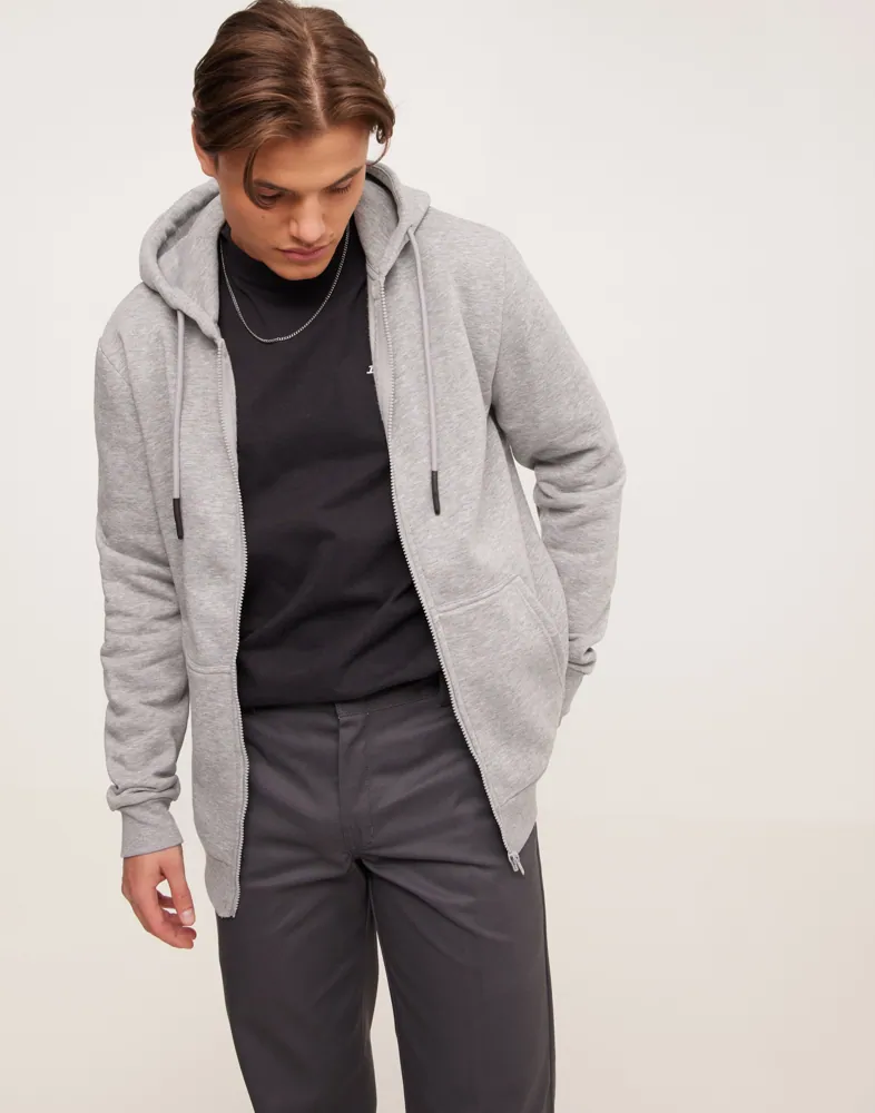 Buy Only Sons ONSCERES ZIP HOODIE SWEAT NOOS Light Grey