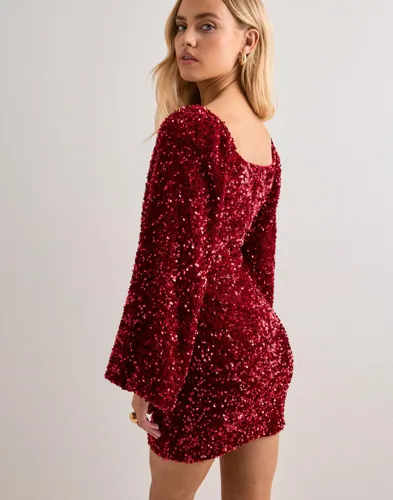 Nelly Sparkle Heartshaped Dress festklänningar dam – bild 3
