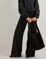 BECKSÖNDERGAARD - Svart - Suede Laurel Bag