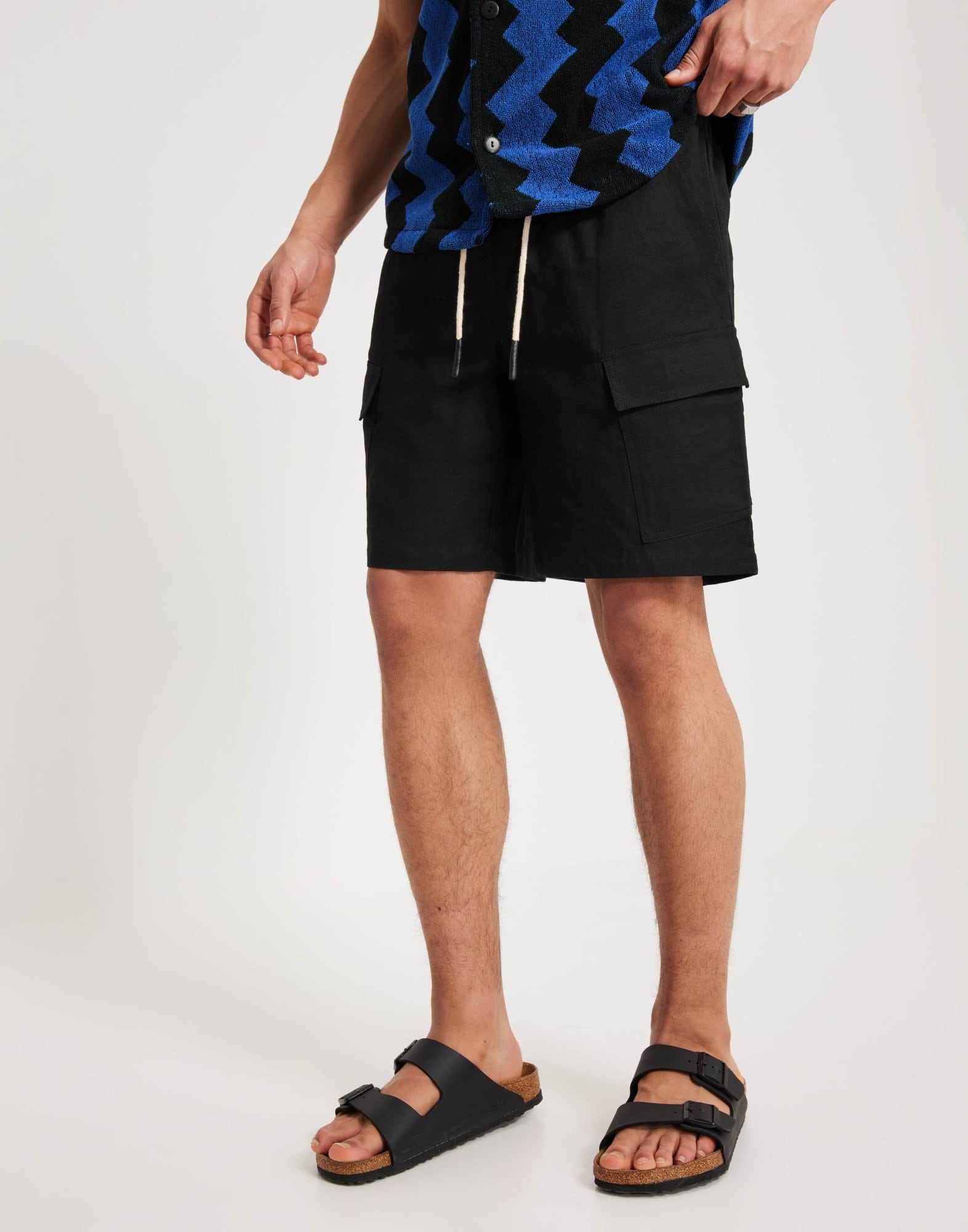 Cargo Linen Shorts