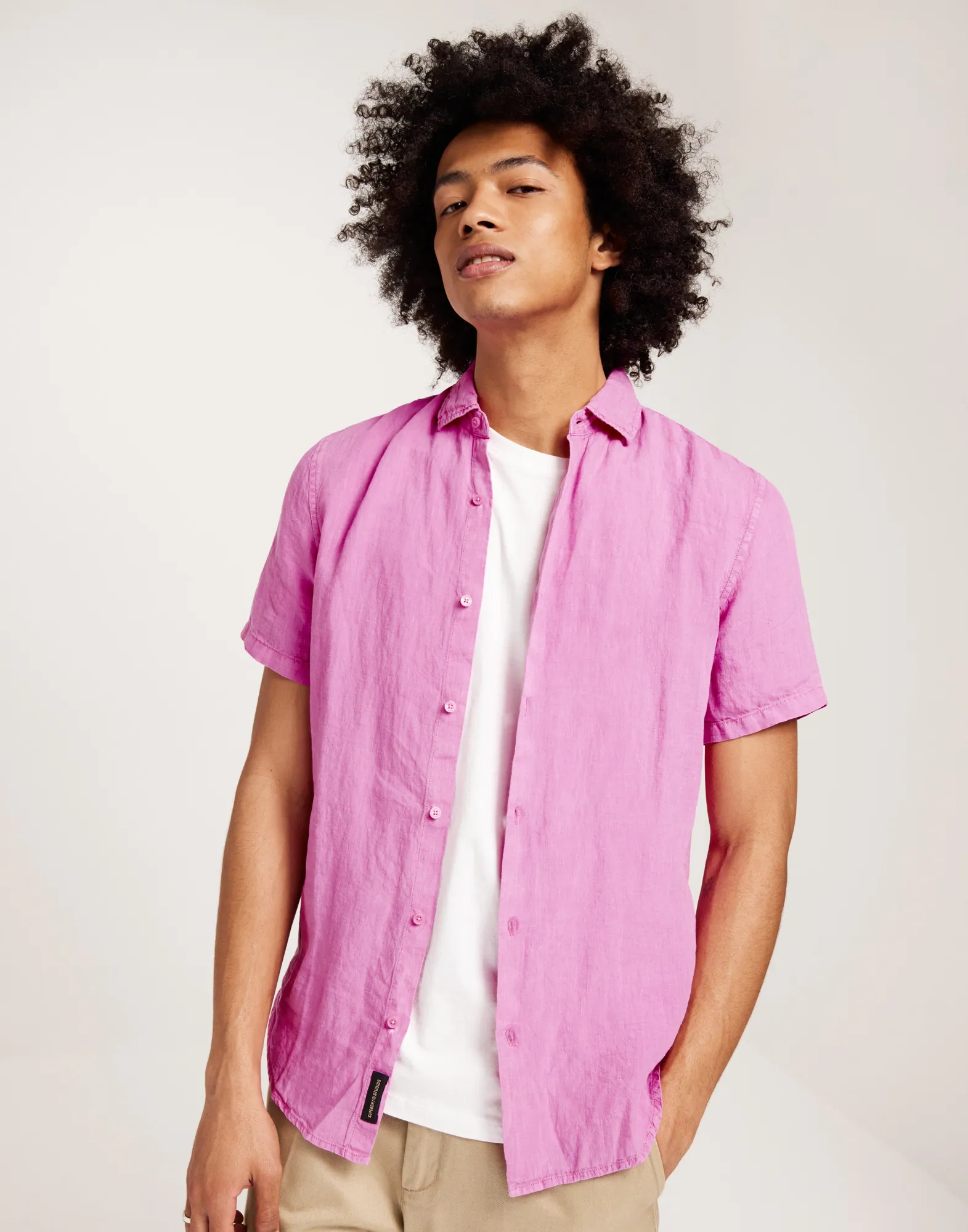 STUDIOS CASUAL LINEN S/S SHIRT