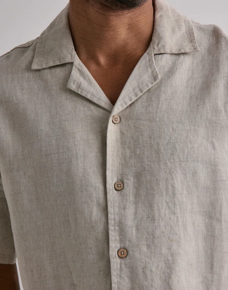 Que Sera Sera Louis Linen Shirt Linneskjortor skjortor & blusar herr – bild 3