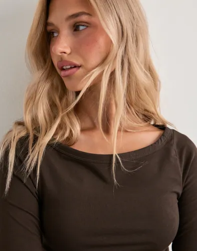 PIECES Pcphoebe 3/4 Boatneck Top Jrs Noos toppar dam – bild 3