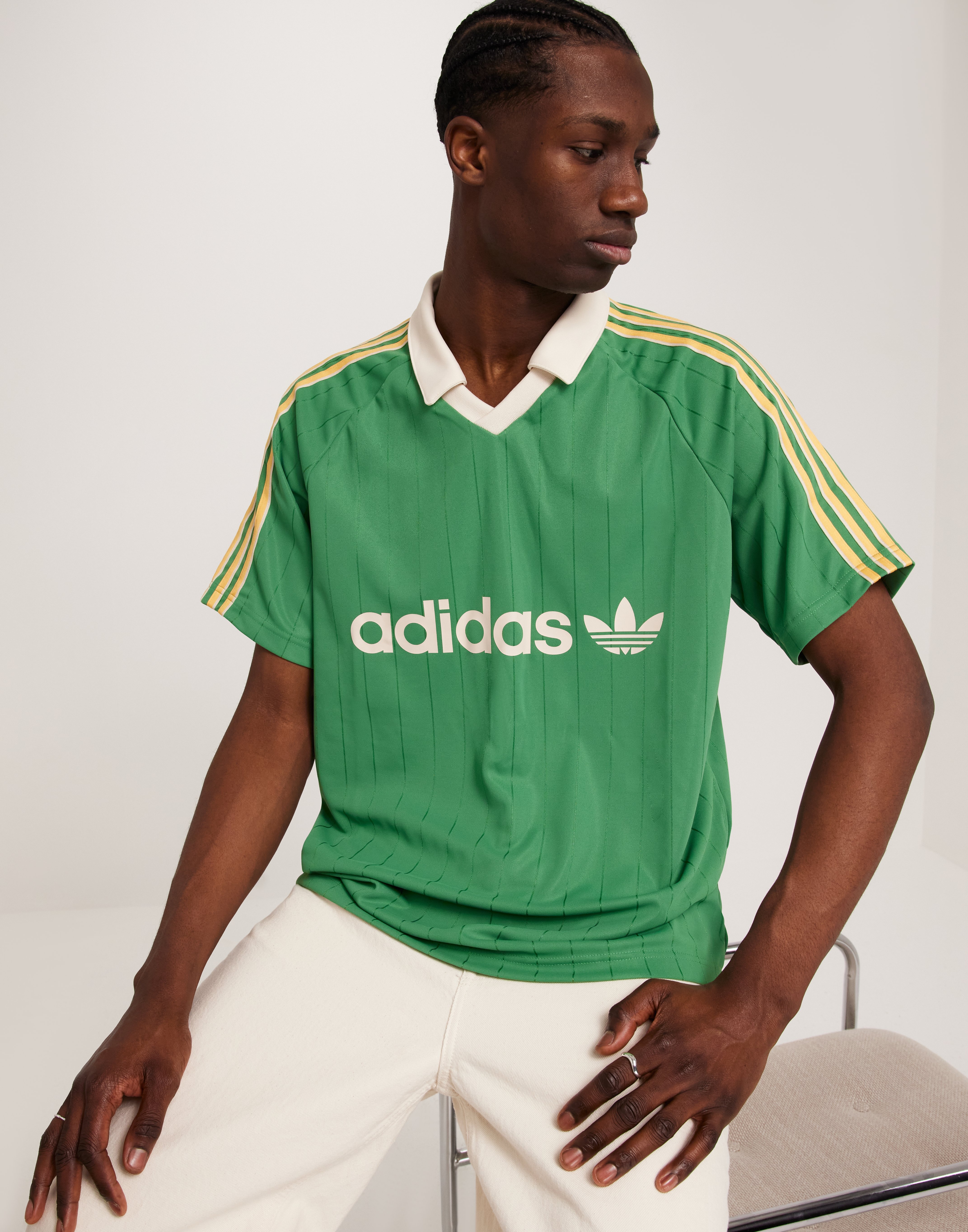 Buy Adidas Originals STRIPE JERSEY Green NLYMAN