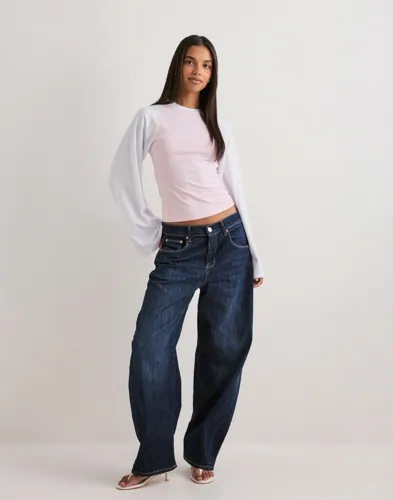 Nelly Wide Sleeve Raglan Top långärmade t-shirt dam – bild 3
