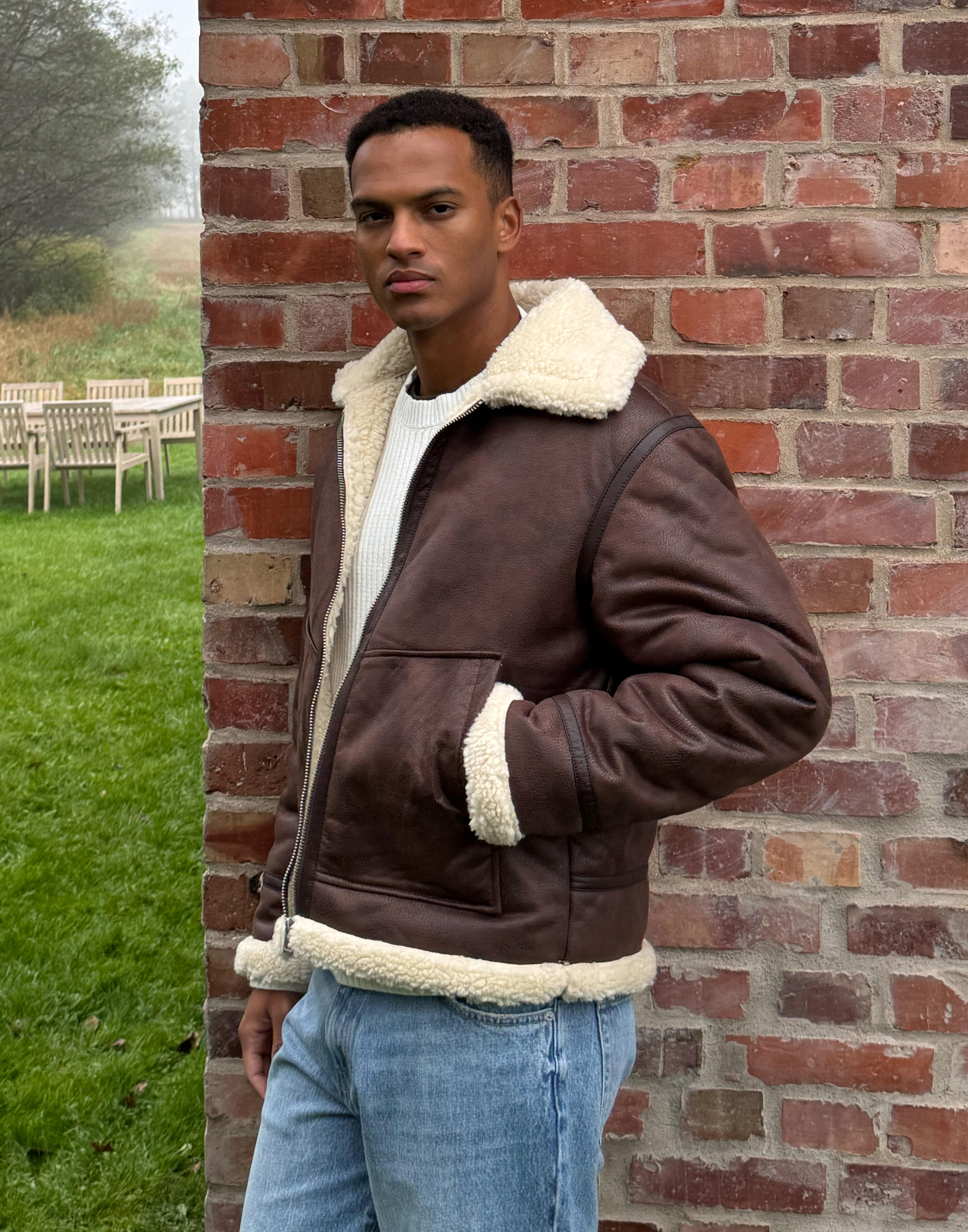 Köp Jack & Jones JORLIVERPOOL AVIATOR JACKET SN - Chocolate Torte