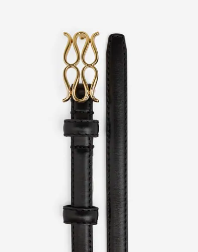 MALINA Mini Monogram Leather Belt klassiska skärp dam – bild 2