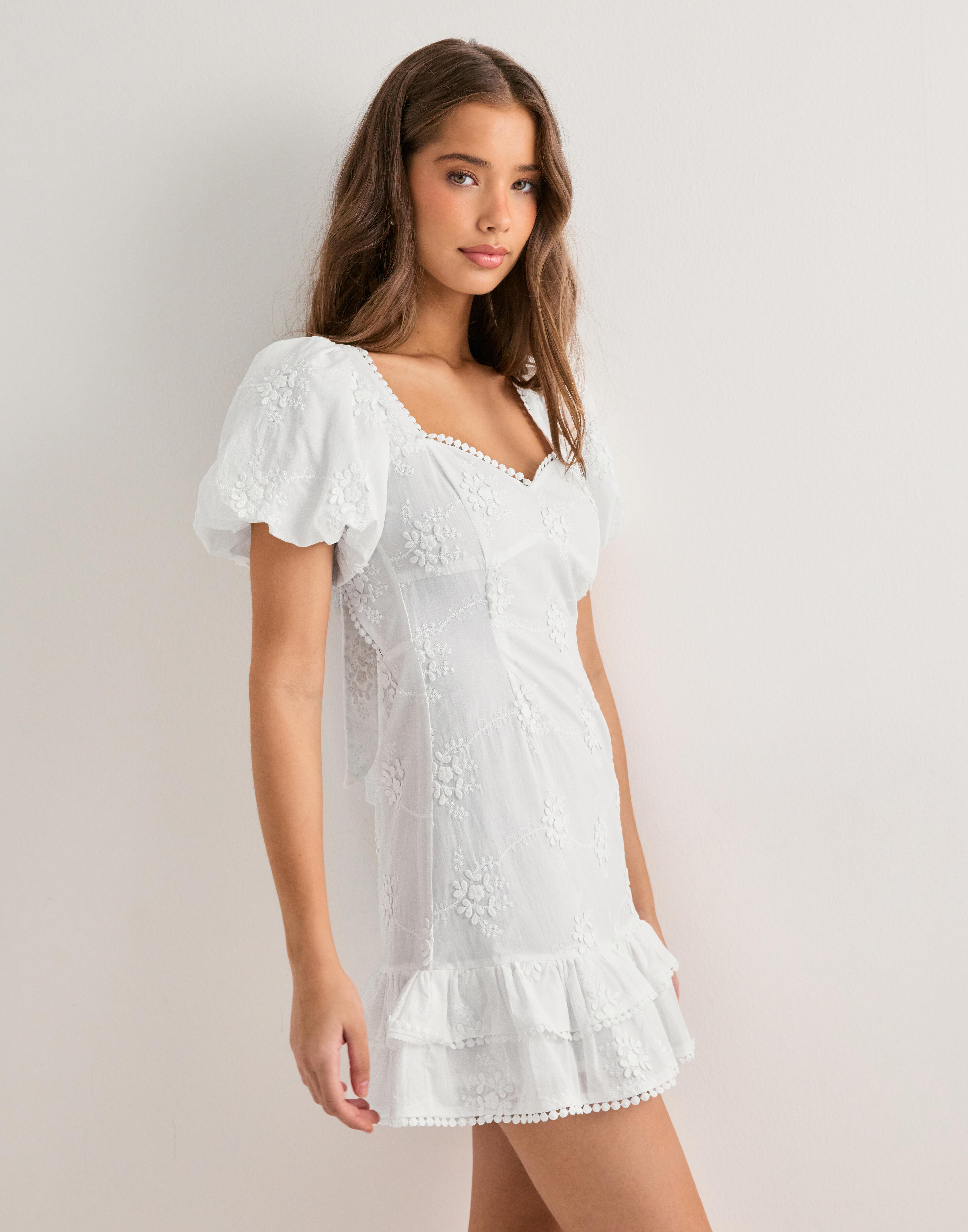 green emerald velvet dress Pretty Things White Rhinestone Bridal Graduation Bow Mini Dress – Amazing  Lace
