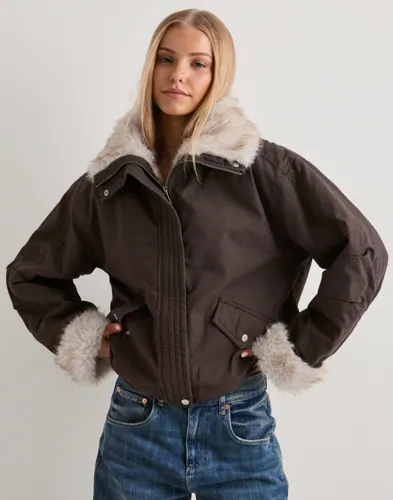 Nelly - Brun - Bomber Parka Jacket
