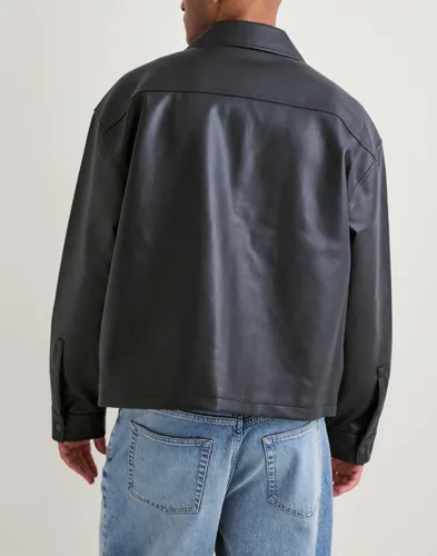 Que Sera Sera Paul PU Jacket Skinnjackor herr – bild 3