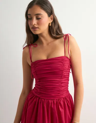 Nelly Tied Balloon Dress midiklänningar dam – bild 3