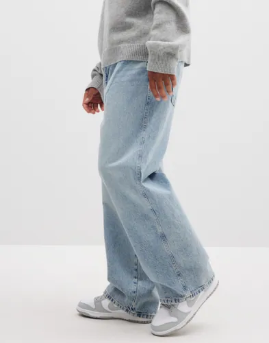 Woodbird Wbyuto Arctic Jeans Loose fit jeans Blå