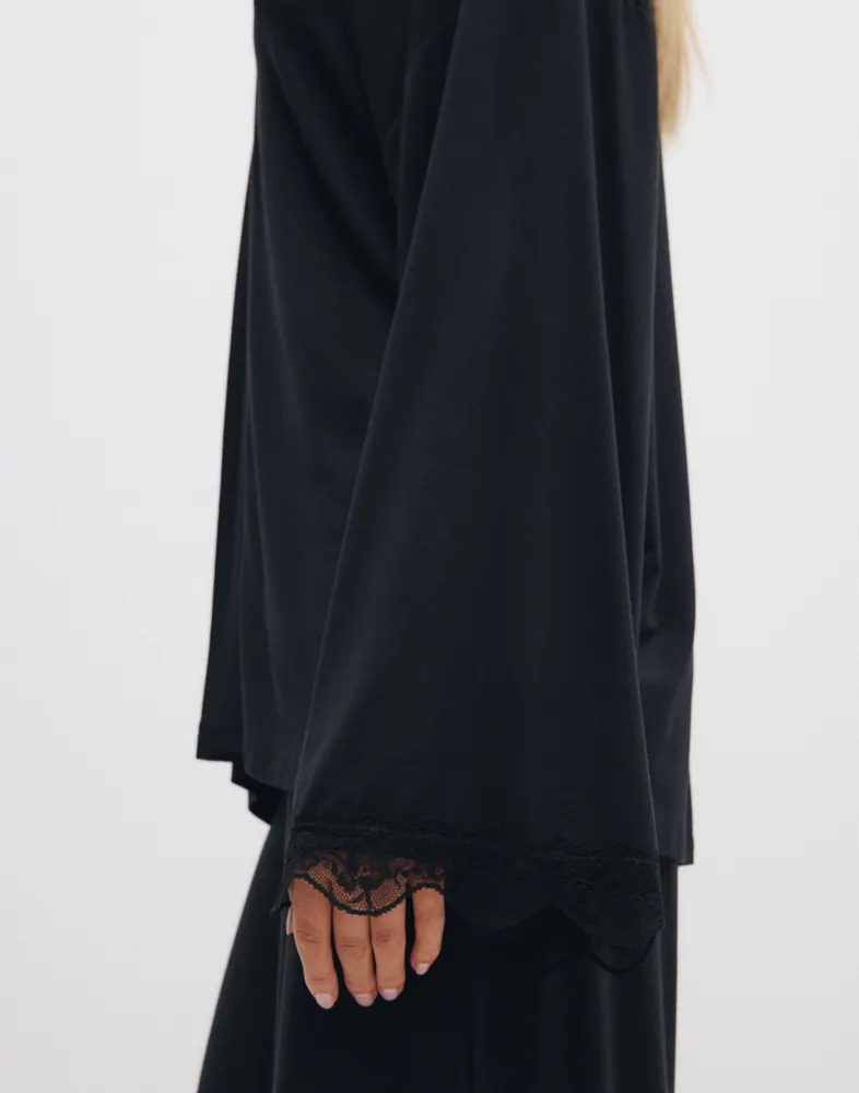 Nelly Beautiful Lace Robe koftor & cardigans dam – bild 2