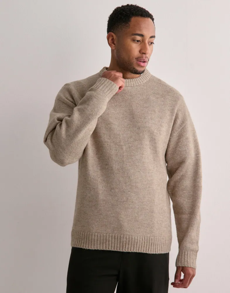 Buy Jack Jones JOROLLIE KNIT CREW NECK SN Atmosphere NLYMAN